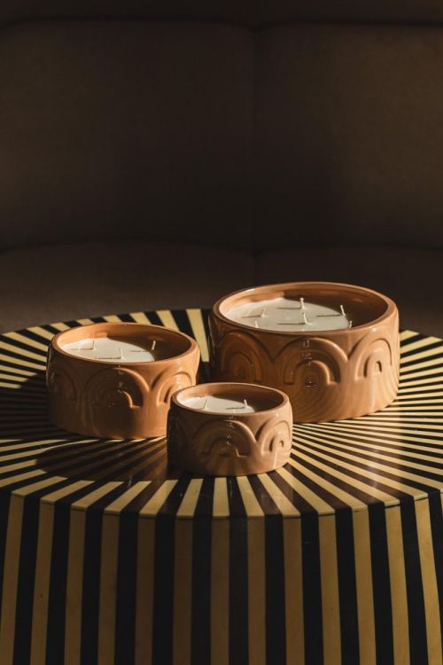 Côté Bougie Marrakech Bougie Parfumée Bab M – Figuier (Rose Poudre) - Panache (Koksijde)