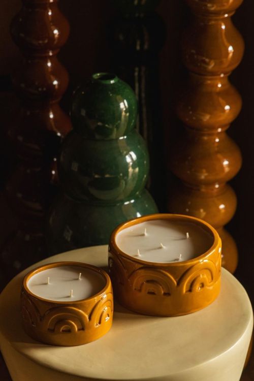 Côté Bougie Marrakech Bougie Parfumée Bab M – Koutoubia (Miel) - Panache (Koksijde)