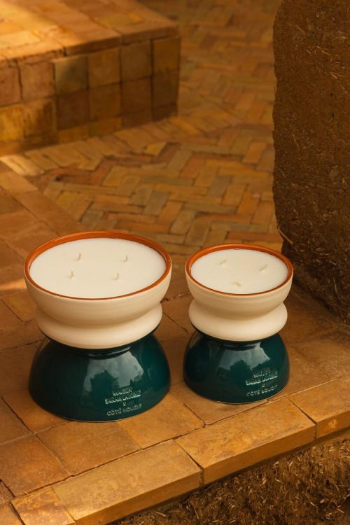 Côté Bougie Marrakech Bougie Parfumée Tamtam M – Narguilé (Blue Sarah) - Panache (Koksijde)