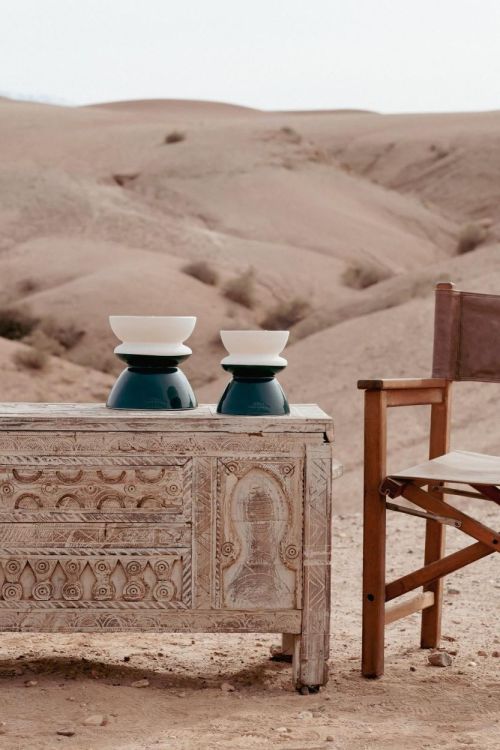 Côté Bougie Marrakech Bougie Parfumée Tamtam M – Narguilé (Blue Sarah) - Panache (Koksijde)