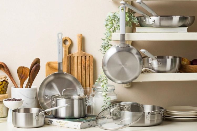 Dagelijkse kost Set de démarrage Proline 3PLY 4 pièces (Truffelgrijs) - Panache (Koksijde)