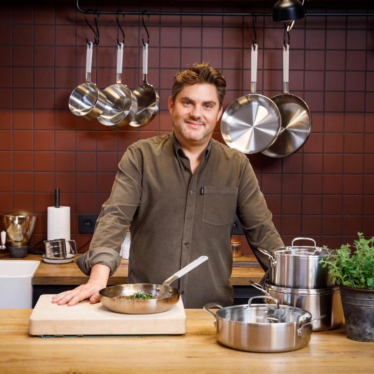 Dagelijkse kost Poêle Proline 3PLY 20cm (Truffelgrijs) - Panache (Koksijde)