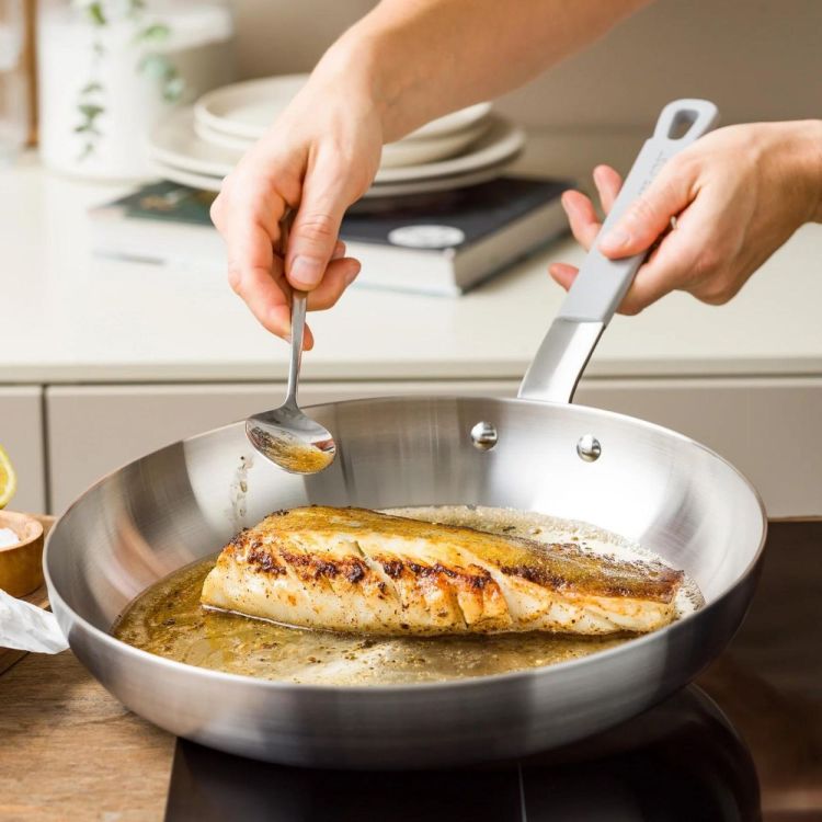 Dagelijkse kost Poêle Proline 3PLY 28cm (Truffelgrijs) - Panache (Koksijde)