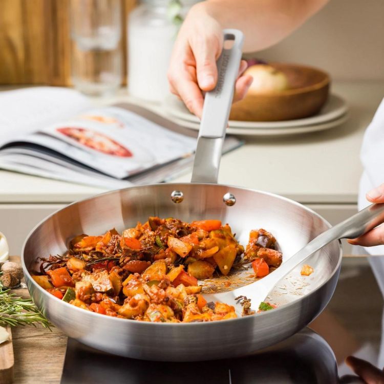 Dagelijkse kost Poêle Proline 3PLY 30cm (Truffelgrijs) - Panache (Koksijde)