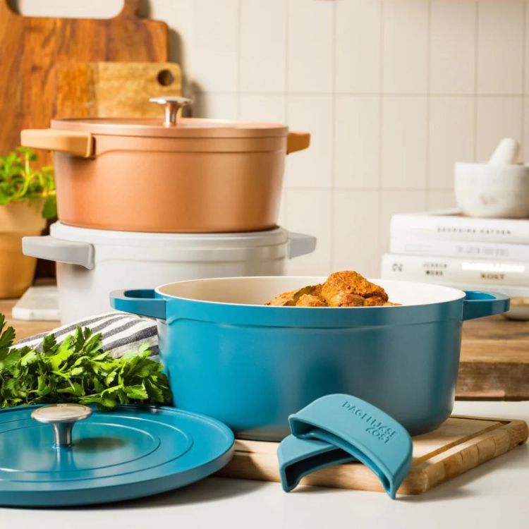 Dagelijkse kost Kookpot met antikleeflaag Proline 26cm (Blauw Groen) - Panache (Koksijde)