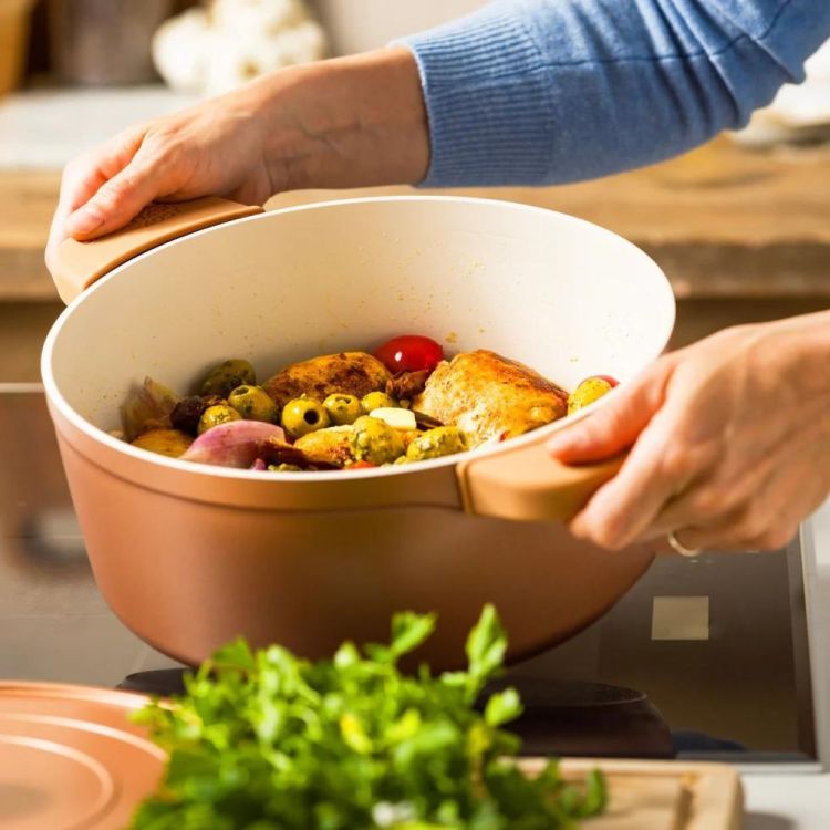 Dagelijkse kost Kookpot met antikleeflaag Proline 26cm (Koper) - Panache (Koksijde)