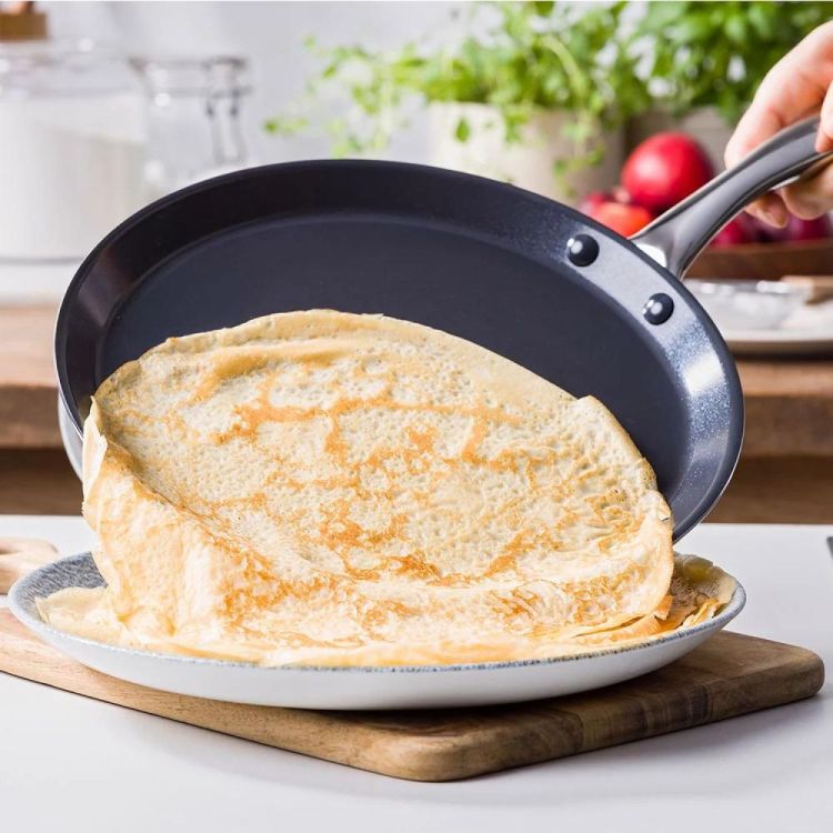 Dagelijkse kost Pannenkoekenpan 28cm (Donker Groen) - Panache (Koksijde)