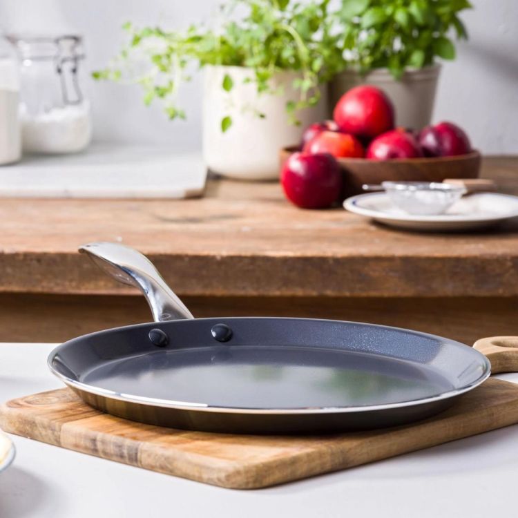 Dagelijkse kost Pannenkoekenpan 28cm (Donker Groen) - Panache (Koksijde)