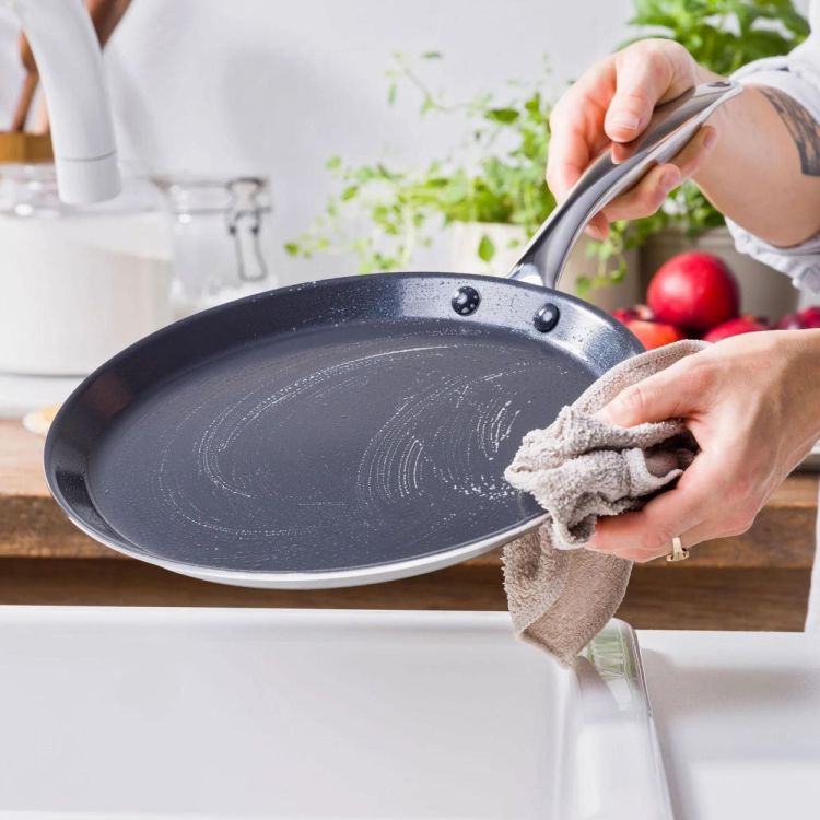 Dagelijkse kost Pannenkoekenpan 28cm (Donker Groen) - Panache (Koksijde)
