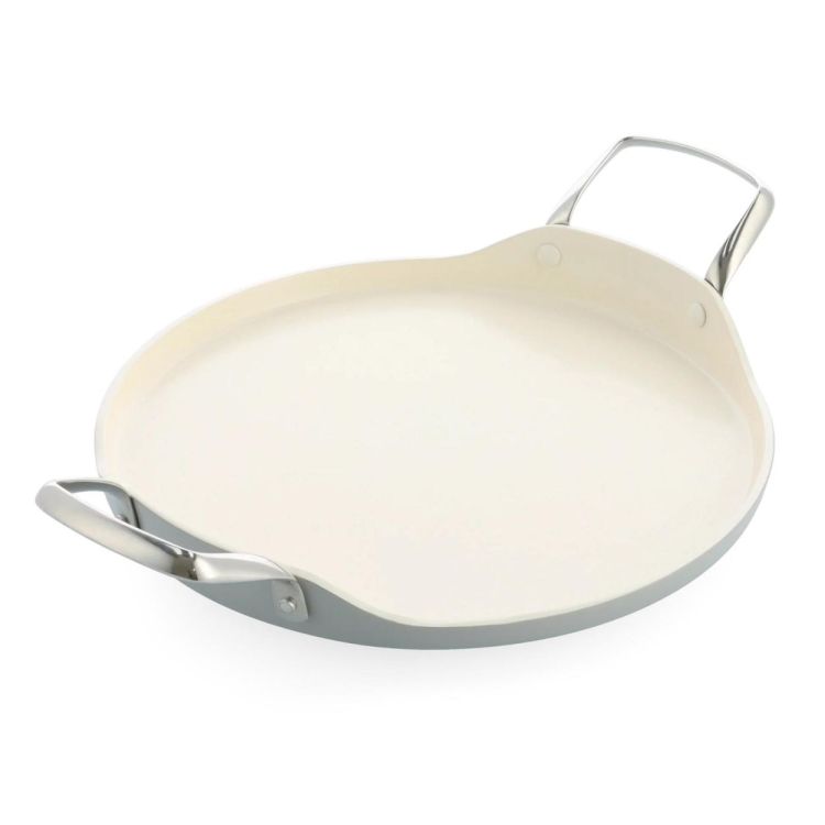 Dagelijkse kost Plancha Proline 28 cm + planche à découper offerte (Truffelgrijs) - Panache (Koksijde)