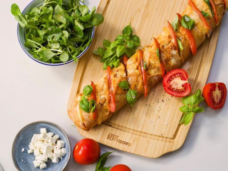 Dagelijkse kost Snijplank 39x26cm (Hout) - Panache (Koksijde)