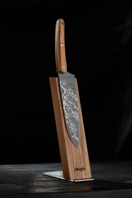 Deejo Messenhouder 1 Kitchen knive (Zebra Wood) - Panache (Koksijde)