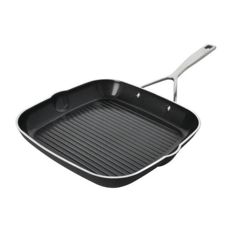 Demeyere Alu Pro 5 Poêle à griller Ceraforce (Zwart) - Panache (Koksijde)