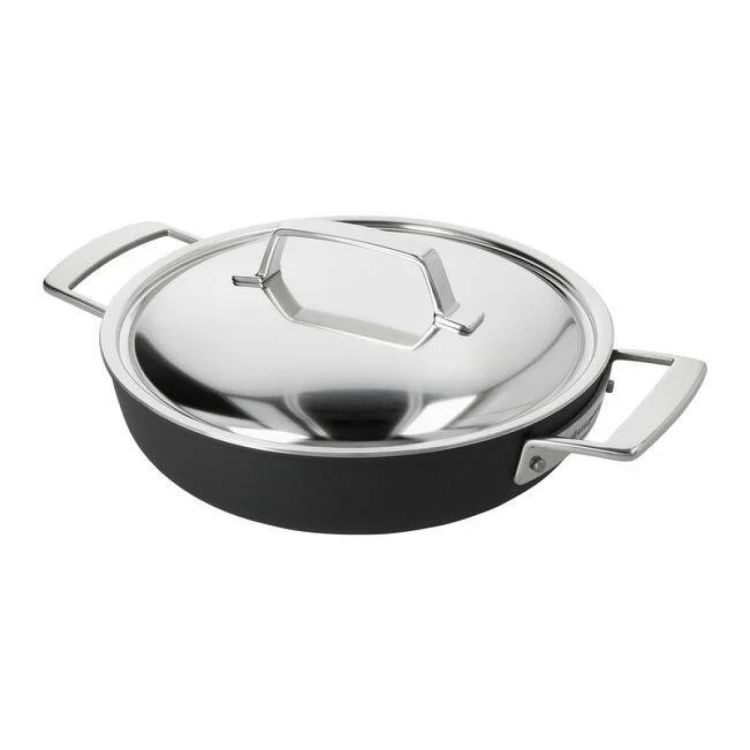 Demeyere Alu Pro 5 Lage Kookpot met deksel Ceraforce 24cm (Zwart) - Panache (Koksijde)