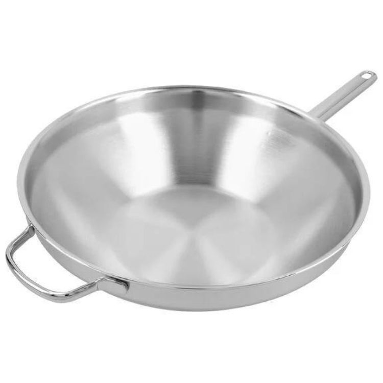 Demeyere Apollo 7 wok vlakke bodem 32cm +gratis wokspaan () - Panache (Koksijde)