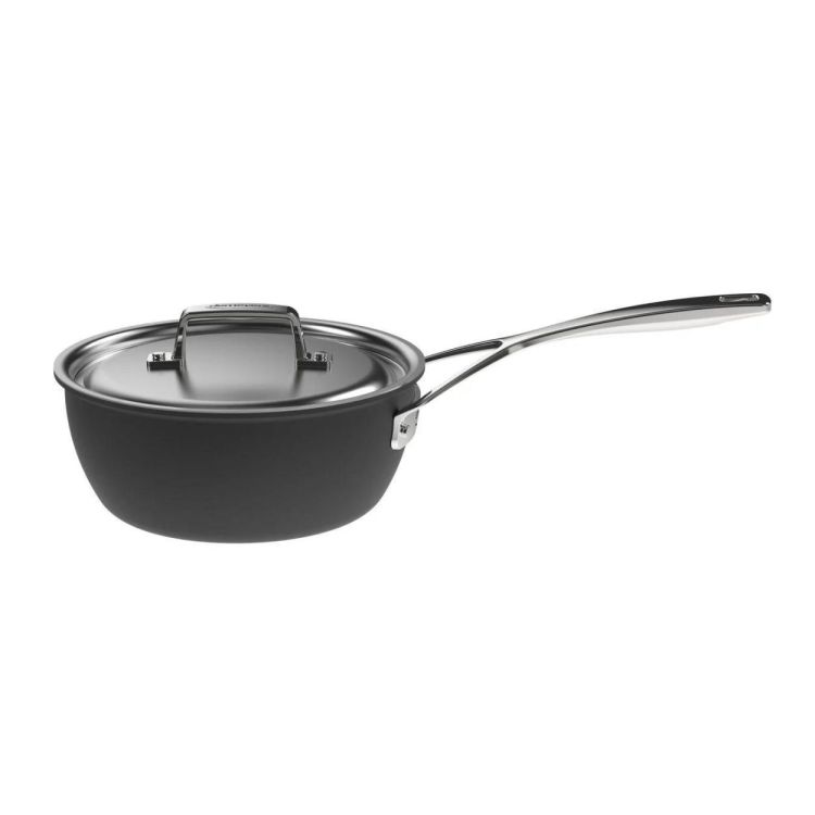 Demeyere Black 5 Conische sauteuse met deksel 20cm (Zwart) - Panache (Koksijde)