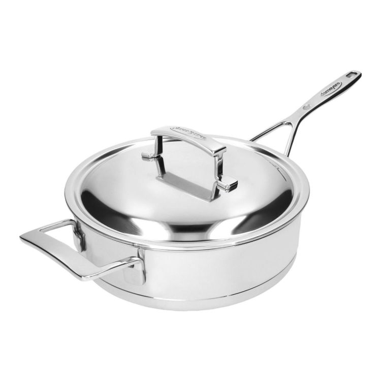 Demeyere Silver 7 Sauteuse met deksel 24cm (Inox) - Panache (Koksijde)