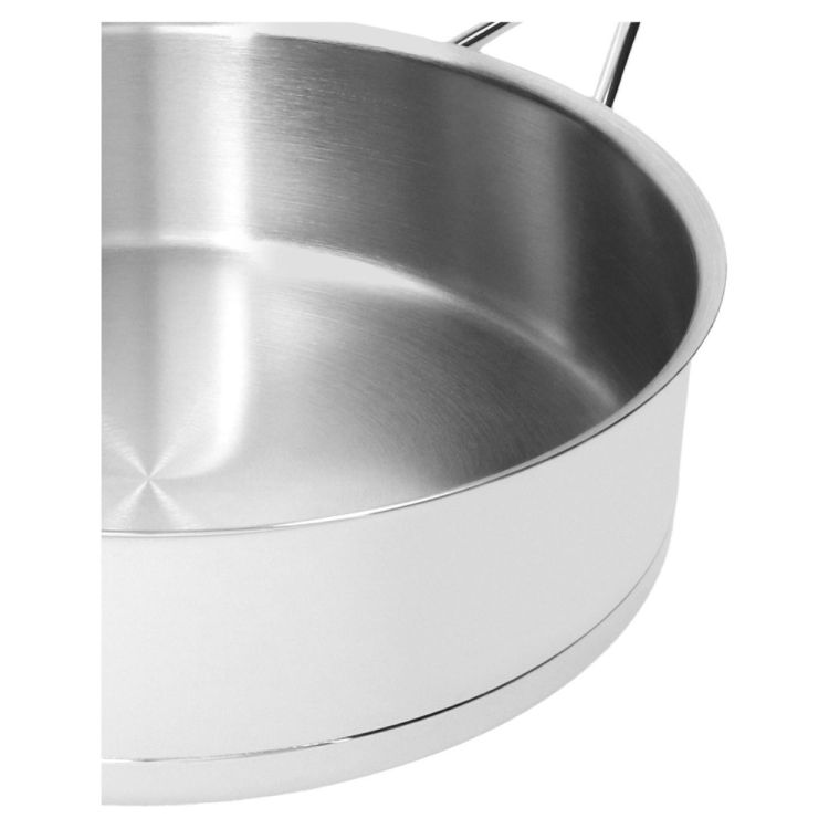 Demeyere Silver 7 Sauteuse met deksel 28cm (Inox) - Panache (Koksijde)