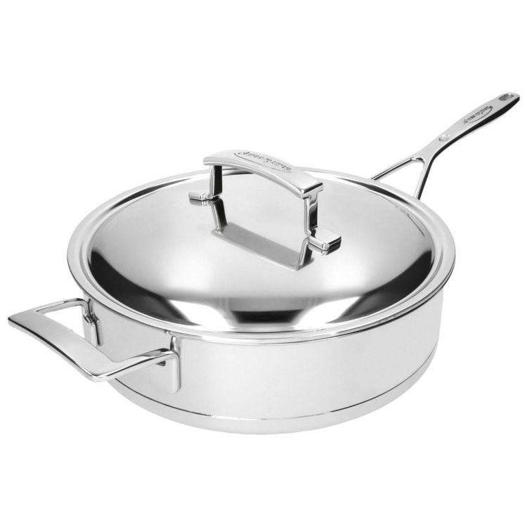 Demeyere Silver 7 Sauteuse met deksel 28cm (Inox) - Panache (Koksijde)