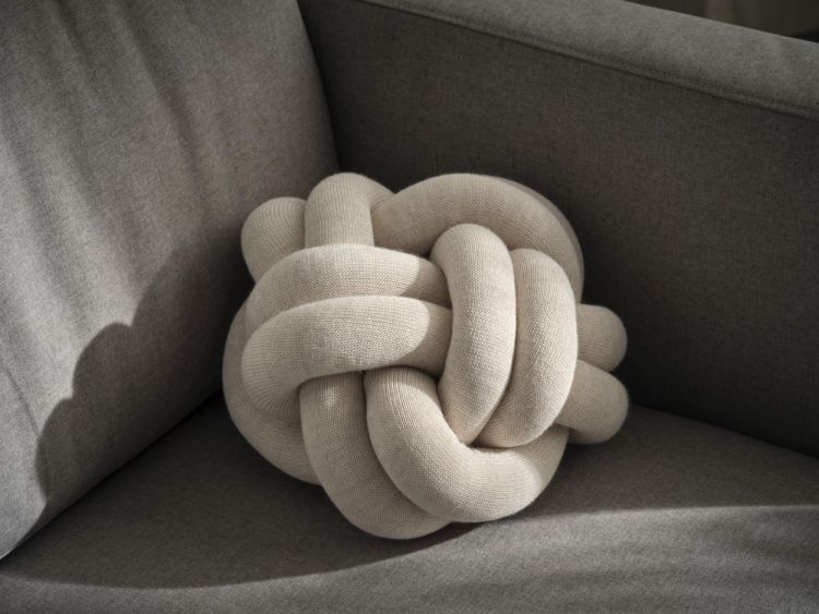 Design House Stockholm Knot Cushion cream (Cream) - Panache (Koksijde)