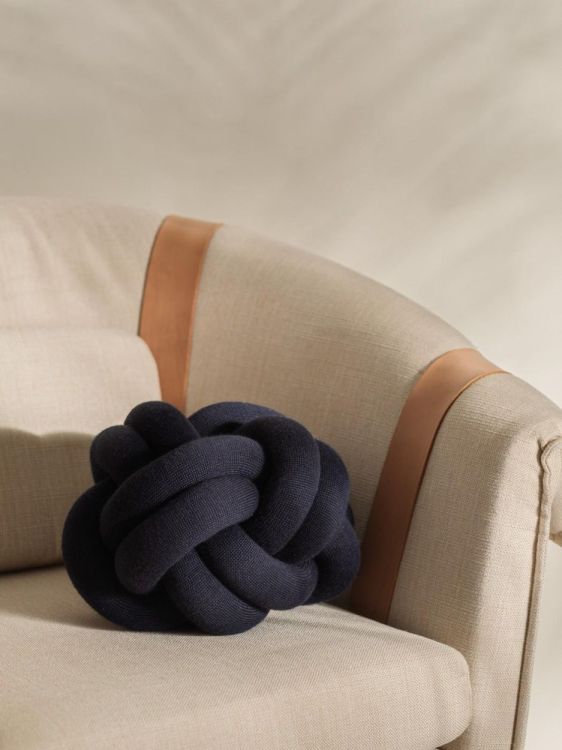 Design House Stockholm Knot Cushion navy (Navy) - Panache (Koksijde)