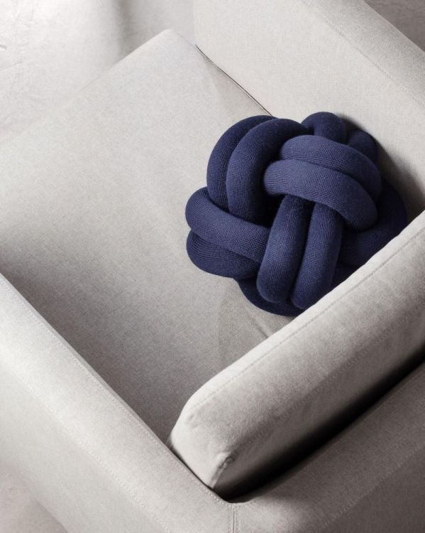 Design House Stockholm Knot Cushion navy (Navy) - Panache (Koksijde)