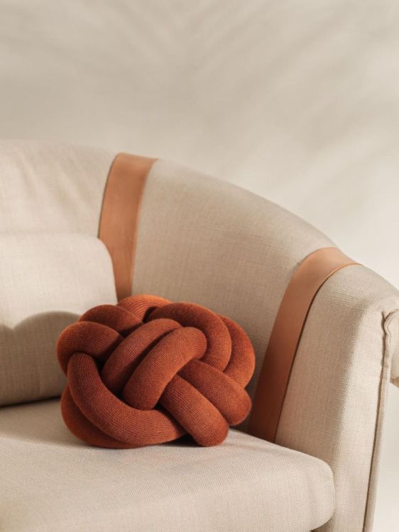 Design House Stockholm Knot Cushion ochre (Ochre) - Panache (Koksijde)