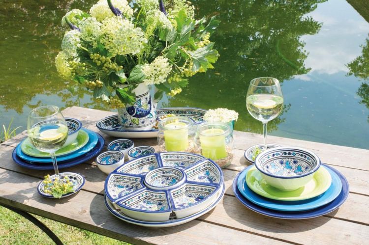 Dishes & Deco Bol 15,5cm Poisson (Blauw) - Panache (Koksijde)