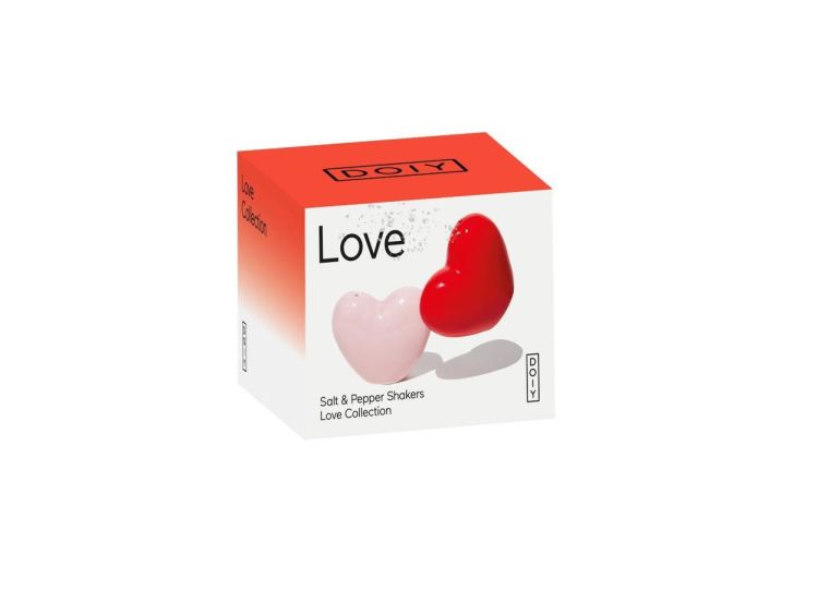 DOIY design Set zout- en peperstrooier Love (Multi) - Panache (Koksijde)