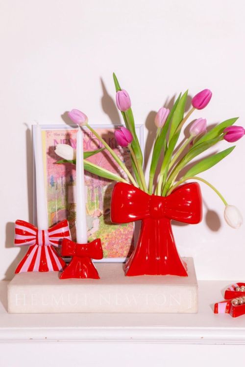 DOIY design Vase Bow (Red) - Panache (Koksijde)