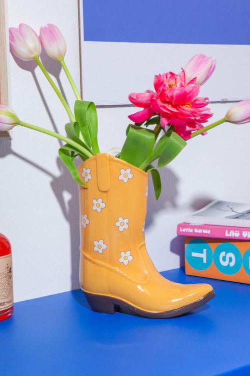 DOIY design Vaas Cowboy Boot (Yellow) - Panache (Koksijde)