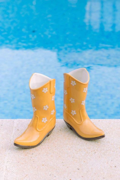 DOIY design Vaas Cowboy Boot (Yellow) - Panache (Koksijde)