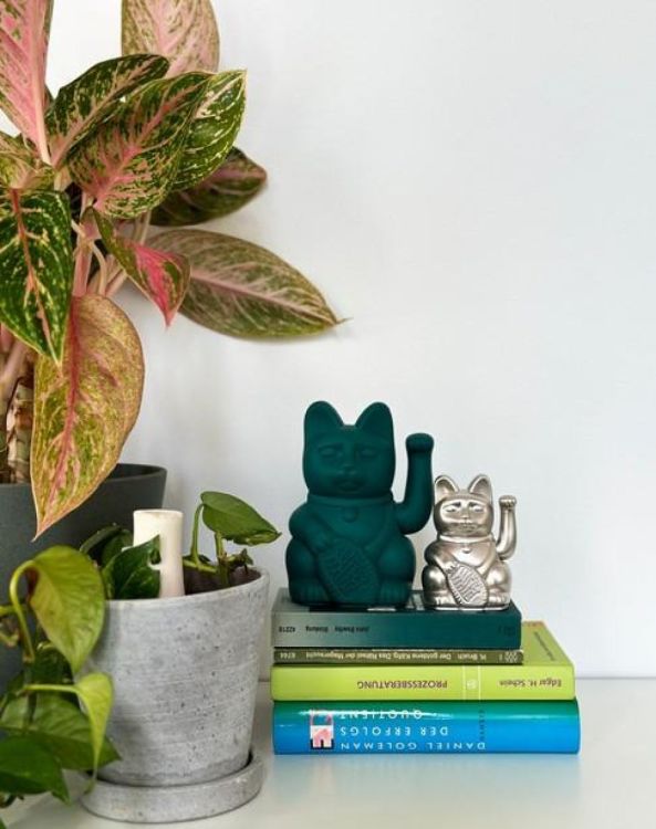 Donkey Lucky Cat 15cm (Green) - Panache (Koksijde)