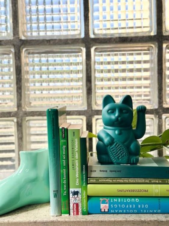 Donkey Lucky Cat 15cm (Green) - Panache (Koksijde)