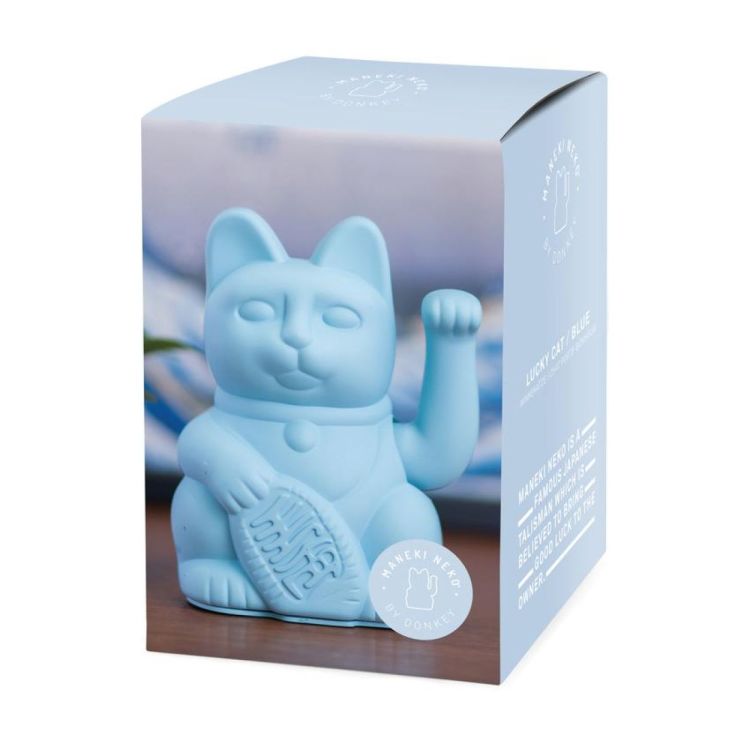 Donkey Lucky Cat 15cm (Light Blue) - Panache (Koksijde)