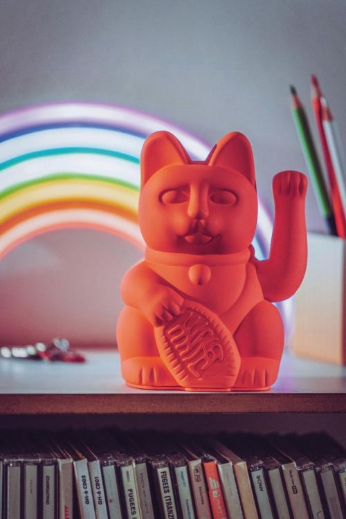 Donkey Lucky Cat 15cm (Neon Orange) - Panache (Koksijde)