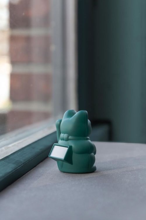 Donkey Lucky Cat Solar 5cm (Green) - Panache (Koksijde)