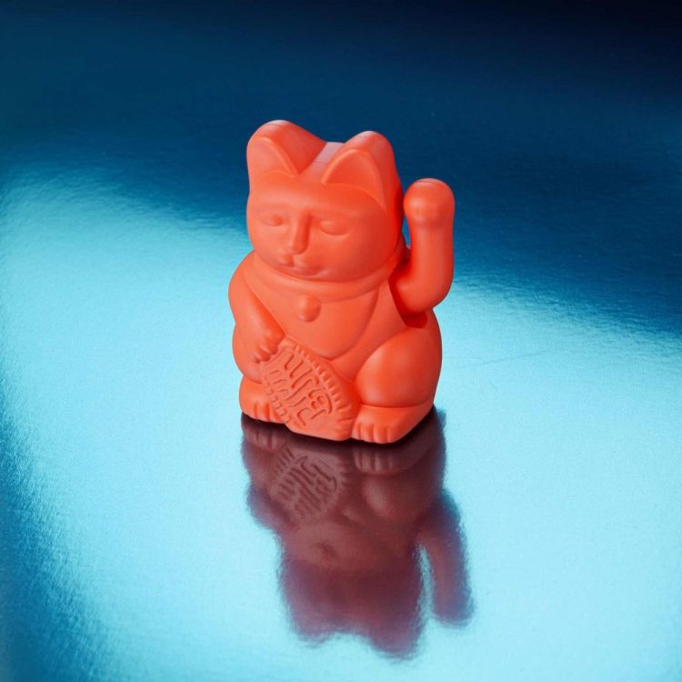 Donkey Lucky Cat Solar 5cm (Neon Orange) - Panache (Koksijde)