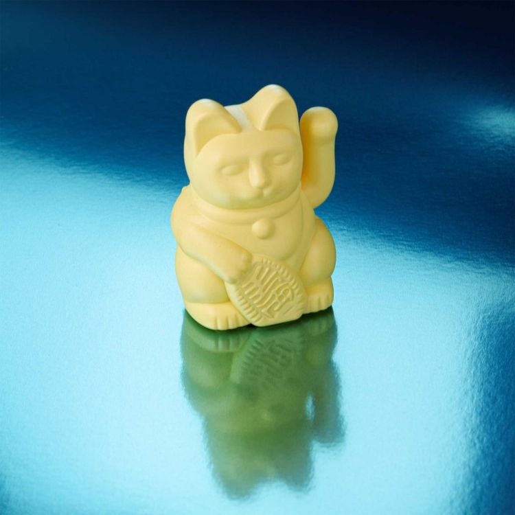Donkey Lucky Cat Solar 5cm (Yellow) - Panache (Koksijde)