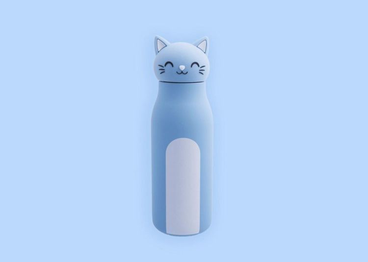 Dotz Dubbelwandige drinkfles 350ml Mia 350ml (Grijsblauw) - Panache (Koksijde)