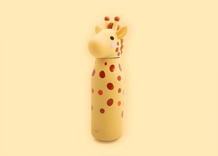 Dotz Dubbelwandige drinkfles 350ml Pipa 350ml (Geel) - Panache (Koksijde)