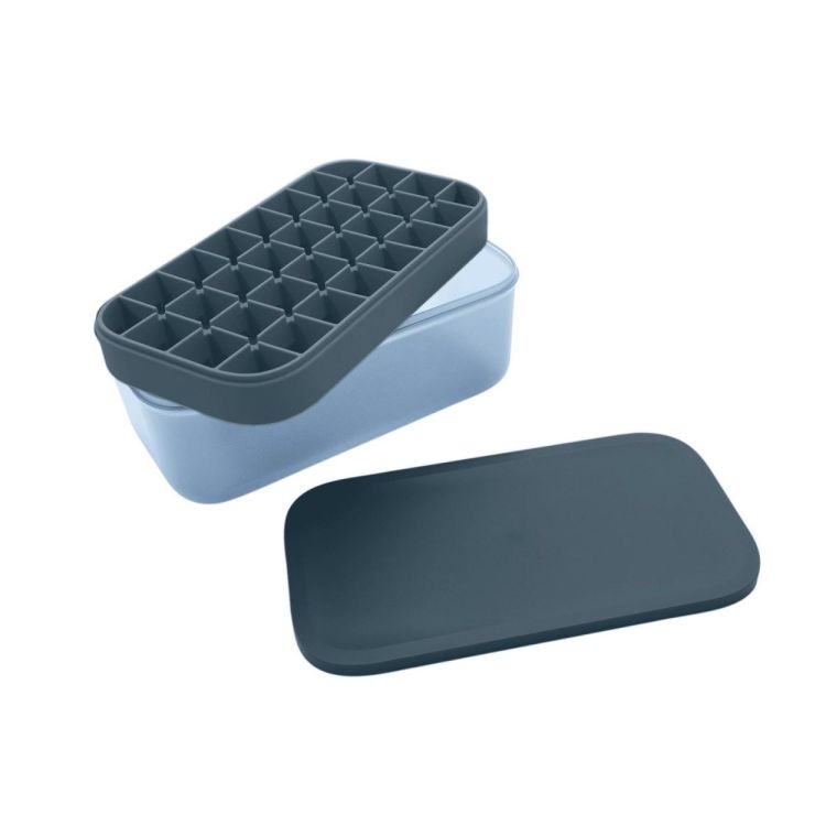 Dotz Moule à glaçons avec bac de conservation (Blauw) - Panache (Koksijde)