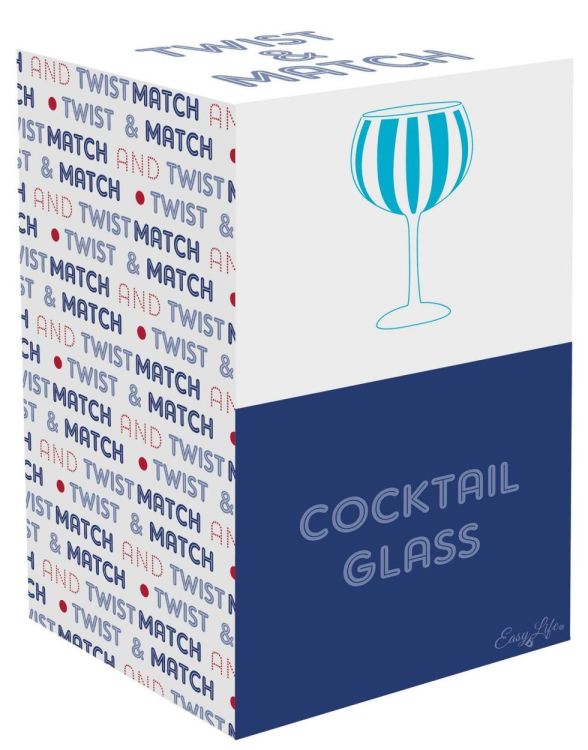 Easy Life Cocktailglas 500ml - To The Sea (Blue) - Panache (Koksijde)
