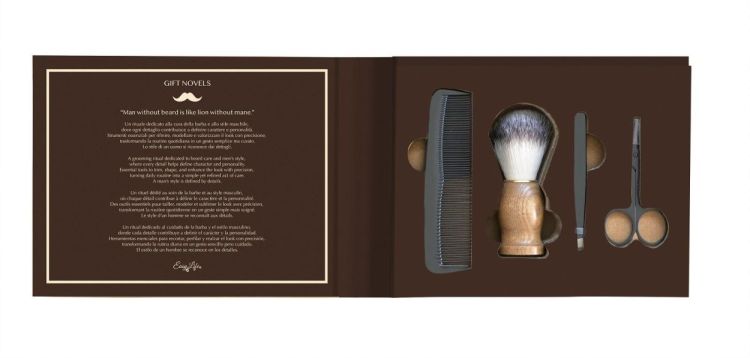 Easy Life Giftset Man without beard is like a lion without mane (Bruin) - Panache (Koksijde)