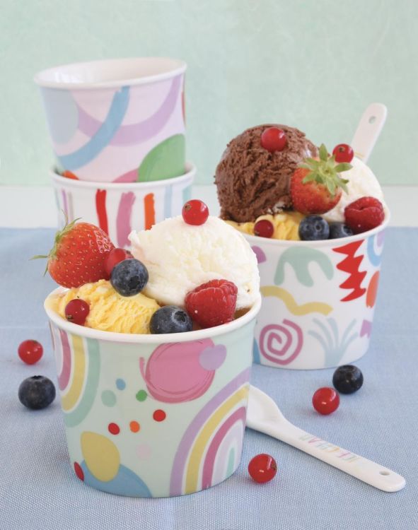 Easy Life Tasse à glace avec cuillère Good Vibes n2 (Multi) - Panache (Koksijde)