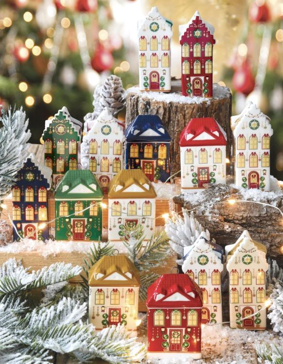 Easy Life Kersthuisje hanger laag (Assorti) - Panache (Koksijde)