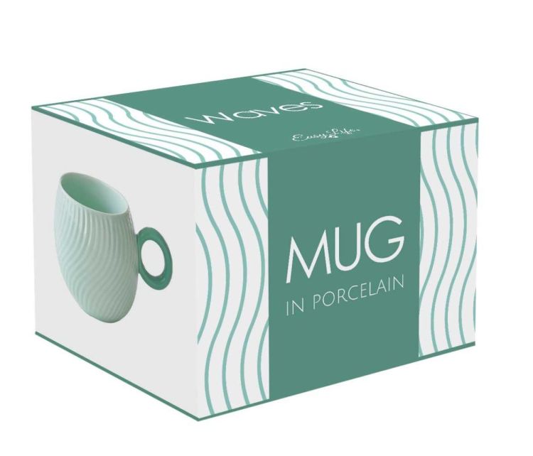 Easy Life Mug 350ml Waves (Vert d'eau) - Panache (Koksijde)