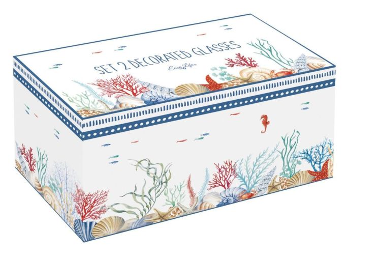 Easy Life Set de 2 verres Sea Breeze 500ml (Blue) - Panache (Koksijde)