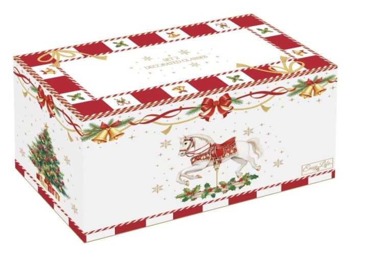 Easy Life Set 2 glazen - Christmas Tale 500ml (Transparant) - Panache (Koksijde)