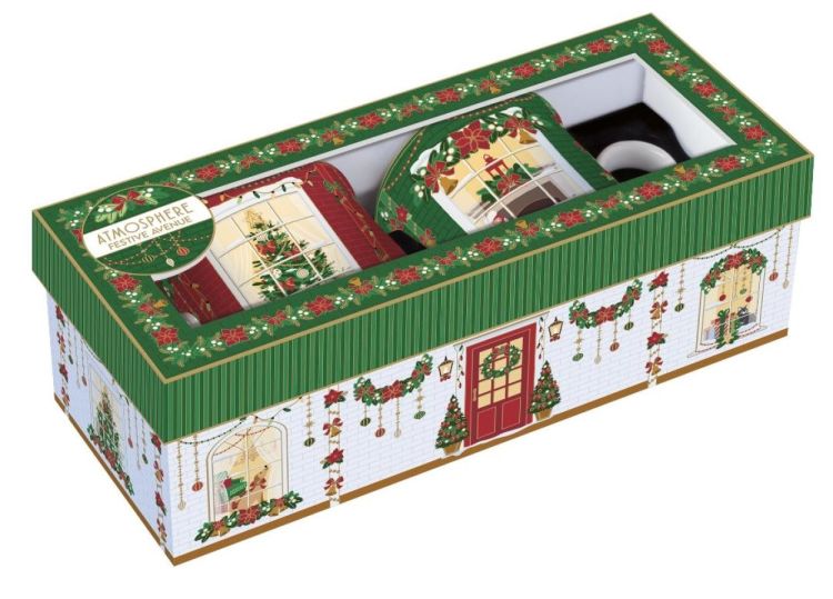 Easy Life Set 2 Kerstmokken 300ml (Multi) - Panache (Koksijde)